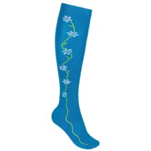 37%OFF レディースカジュアルソックス Point6フルールD'つるソックス - オーバー - カーフ（女性用）メリノウール、 Point6 Fleur D'vine Socks - Merino Wool Over-the-Calf (For Women)画像
